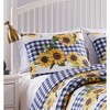 Greenland Home Fashions Sunflower GL-2011CKS Sham King, 20X36 - 4 of 4