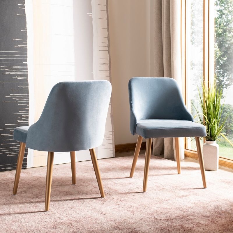 Lulu Upholstered Dining Chair (Set of 2)  - Safavieh, 2 of 10