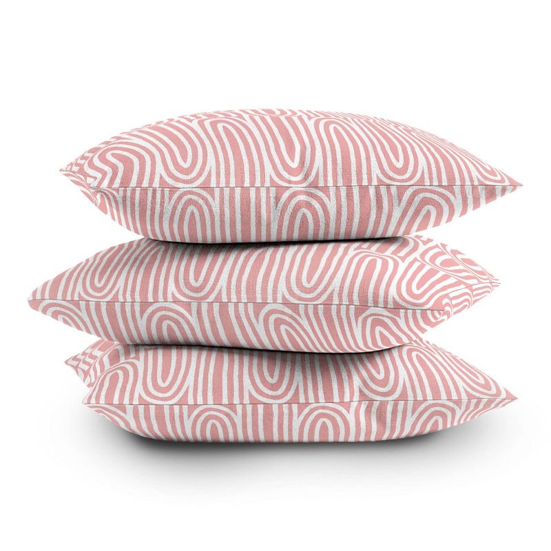 Mirimo Bows Outdoor Throw Pillow Pink/White - Deny Designs, 4 of 5