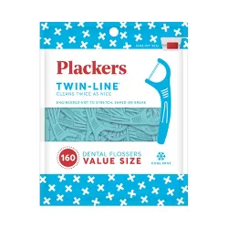 Plackers Twin-Line Advanced Cleaning Flosser - 160ct