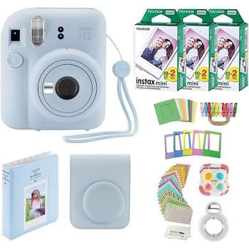 Fujifilm Instax Mini 12 Instant Camera with Case 60 Fuji Films Decoration Stickers Frames Photo Album and More Accessory kit