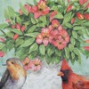 Northlight Welcome Cardinal Bird and Spring Bouquet House Flag 28" x 40" - 4 of 4