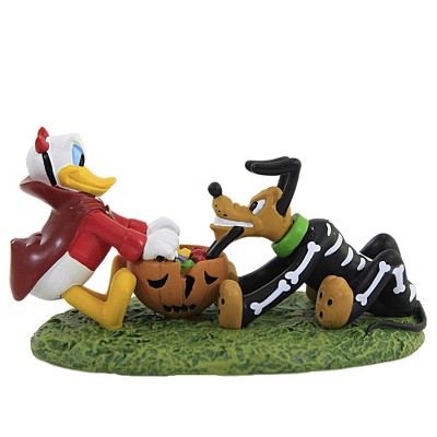 Department 56 Accessory 2.25 In Donald & Pluto's Tussle Disney Halloween Village Accessories