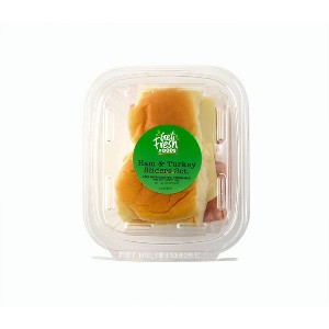 Get Fresh Ham & Turkey Sliders - 4oz/2ct - 1 of 4