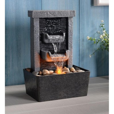 Generic Home Décor 10.3 in Indoor Waterfall Fountain Relaxation High Pressure Water Pumps