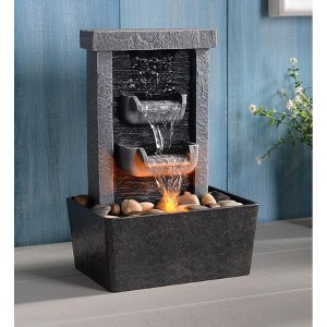 Generic Home Décor 10.3 in Indoor Waterfall Fountain Relaxation High Pressure Water Pumps - 1 of 4