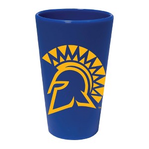 NCAA San Jose State Spartans Silicone Pint Glass - 16oz - 1 of 3