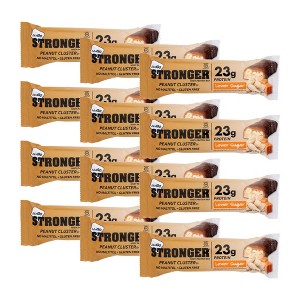 Nugo Stronger Peanut Cluster Protein Bar Lower Sugar - 12 bars, 2.82 oz - 1 of 4