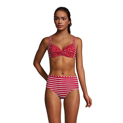 target red swimsuit