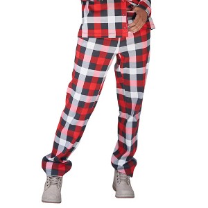 Women's Plaid Pajama Pants - LASCANA - 1 of 4