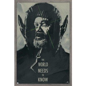 Trends International Marvel Secret Invasion - Nick Fury The World Needs To Know Framed Wall Poster Prints - 1 of 4