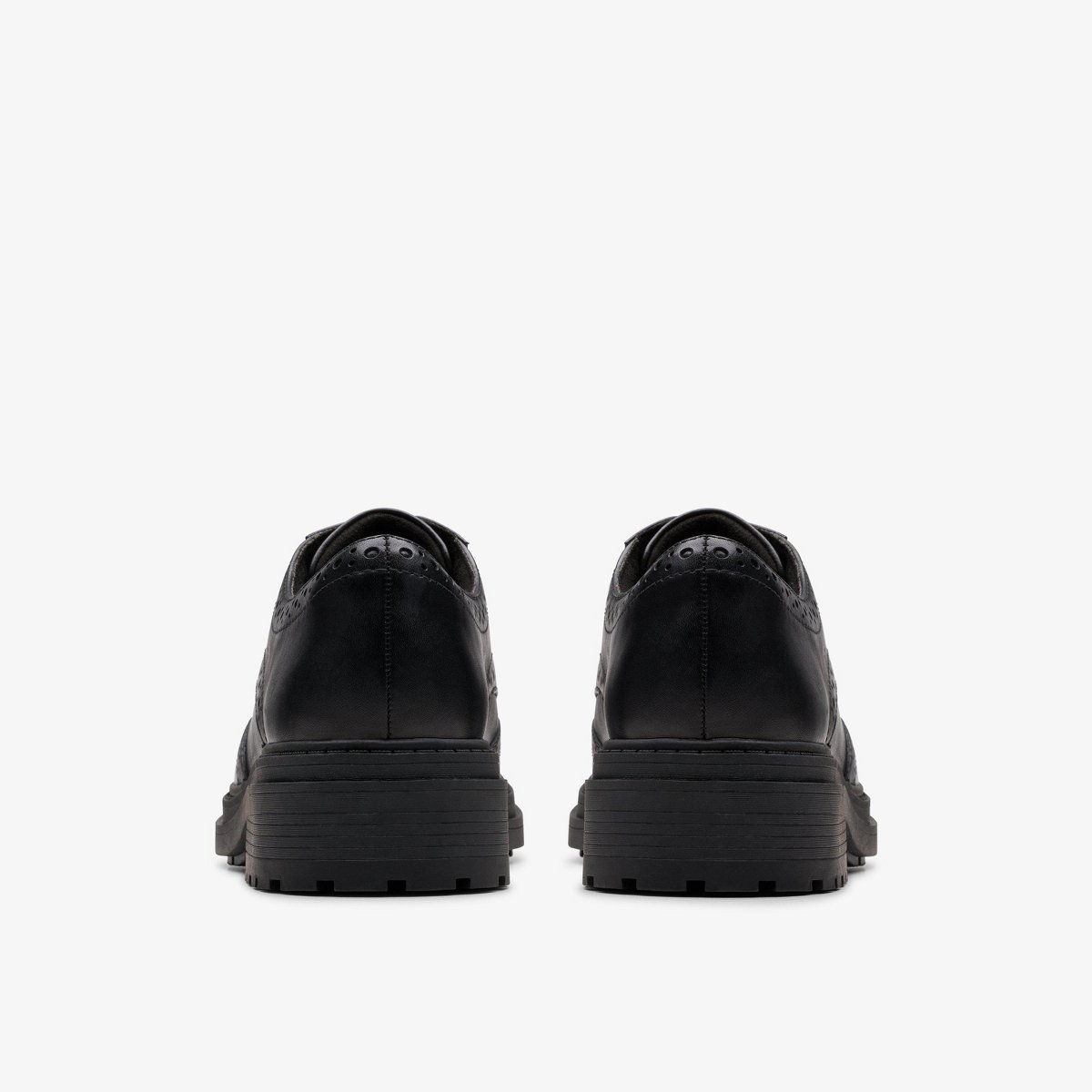Обувь Clarks Womens Orinoco 3 Derby Black Leather Shoes 6 Medium — фото 5