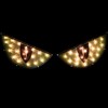 Northlight Lighted Eyes Halloween Window Silhouette Decorations - 40" - Green - Set of 2 - 2 of 4