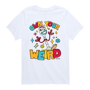 Boys' - Disney - Own Your Weird Forky Short Sleeve Graphic T-Shirt - 1 of 4