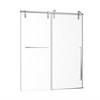COWLOWN Frameless Sliding Shower Door, Adjustable Shower Screen with Tempered Glass - 2 of 4