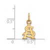 Black Bow Jewelry 14k Yellow Gold Arizona State Sun Devils NCAA Extra Small Pendant - 2 of 3
