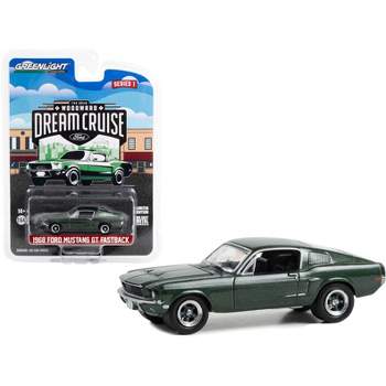 1968 Ford Mustang GT Fastback Green Metallic "Woodward Dream Cruise" Series 1 1/64 Diecast Model Car by Greenlight