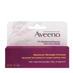 Aveeno Active Naturals Anti-itch Cream - 1oz