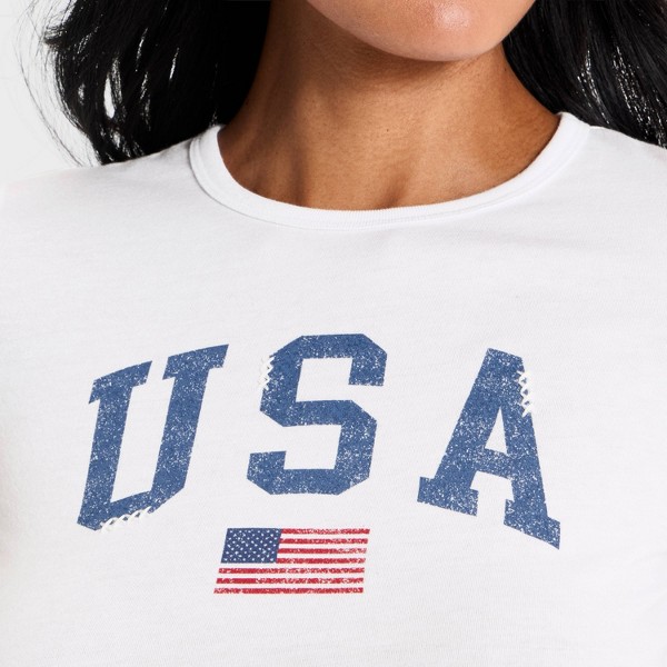 Playera gráfica de manga corta para mujer - Universal Thread™ 4