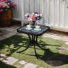 Karl Home| 18in. Square Outdoor Side Table, - 2 of 4