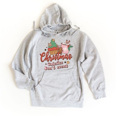 Simply Sage Market Women's Graphic Hoodie Christmas Calories Don't Count