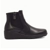 Andrea Exclusive Leather Wedge Booties 85898 - 4 of 4
