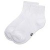 Memoi Kids' 3 Pair Pack Mid Cut Cotton Blend Socks - 3 of 4