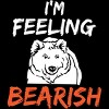 Women's Design By Humans I'm Feeling Bearish By MadderTees Racerback Tank Top - 2 of 2