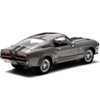 1967 Ford Mustang Custom "Eleanor" Gray Met. w/ Black Stripes "Gone in 60 Seconds" (2000) Movie 1/43 Diecast Model by Greenlight - 4 of 4