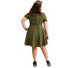 HalloweenCostumes.com Plus Size Women's Vintage Combat Cutie - 2 of 3