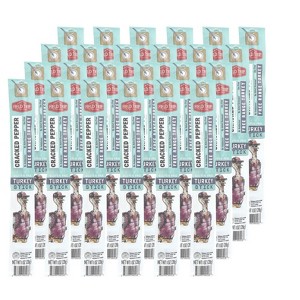 Field Trip Cracked Pepper Turkey Stick - Case of 24/1 oz - 1 of 4