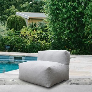 Evita Outdoor Couch Sofa, Foam Filling Sunbed Water-Resistant  for Outside-35.5*35.5*26.5 Inch - 1 of 4