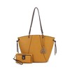 MKF Collection Liv Vegan Leather Women’s Tote Handbag with Matching Wallet by Mia K - 2 of 4