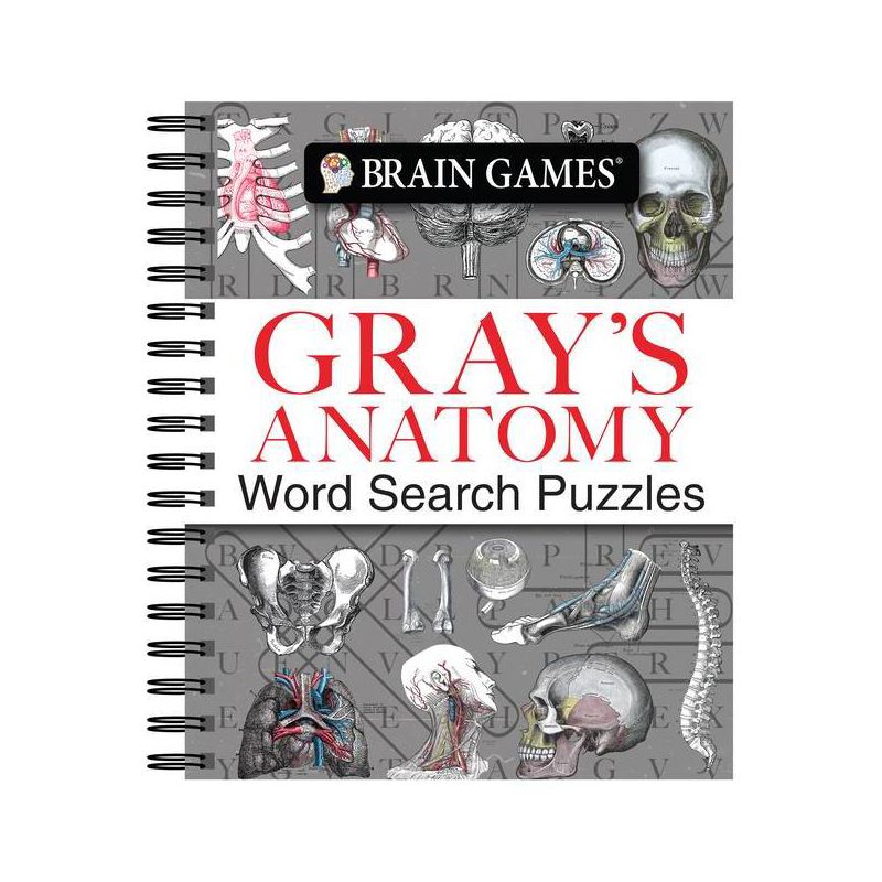 Brain Games - Gray's Anatomy Word Search Puzzles - by  Publications International Ltd & Brain Games (Spiral Bound), 1 of 2
