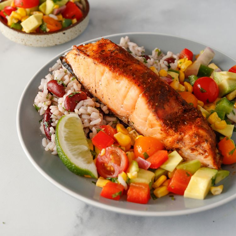 C. Wirthy & Co. Blackened Hand-Seasoned Atlantic Salmon Fillets - Frozen - 10oz, 6 of 10
