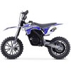MotoTec 24v 500w Gazella Electric Dirt Bike Blue - 3 of 4