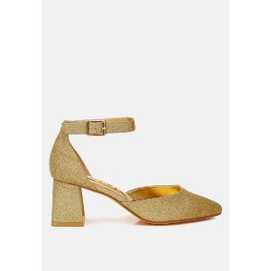 Taznia Glitter Block Heel Women Sandals - 1 of 4