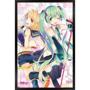 Trends International Hatsune Miku - Duo Framed Wall Poster Prints - 1 of 4