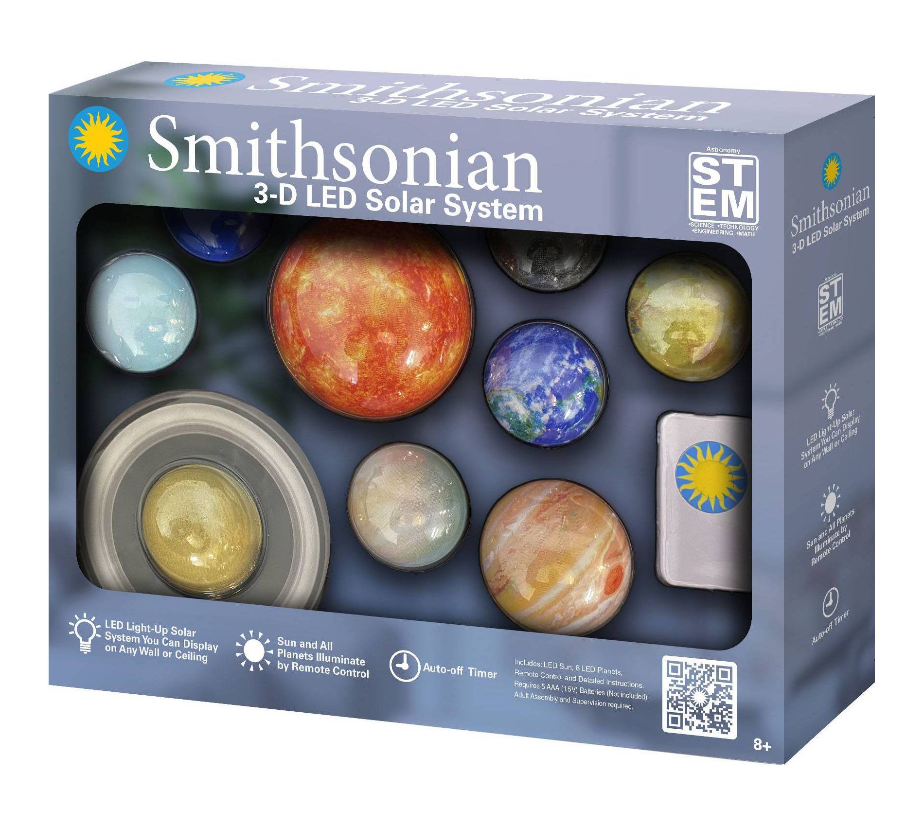 Smithsonian 3-D LED Solar System