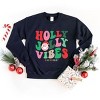 Simply Sage Market S.W.Smiley Holly Jolly Vibes Smile Sweatshirt - 3 of 4