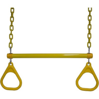 American Swing Products Jensen A195YY Commercial Combo Trapeze Bar - Yellow-Yellow