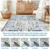 COZONY Washable Area Rug for Living Room, Vintage Distressed Accent Carpet, Non-Slip, Low Pile, Stain Resistant - 3 of 4