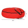 REGALWOVEN Christmas Foldable Round Storage Bags with Handles for Closet - 2 of 4