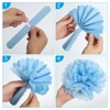 Unique Bargains Decorative Reusable Party Wedding Tissue Pom Poms Flowers 5 Pcs - 4 of 4