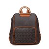 MKF Collection June Vegan Leather Travel Backpack M Logo Printed by Mia K - 2 of 4