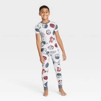 Boys' Disney Avengers 2pc Sleep Pajama Set - Gray