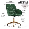 Lycvki Ergonomic Swivel Adjustable Office Chair with Backrest - 2 of 4