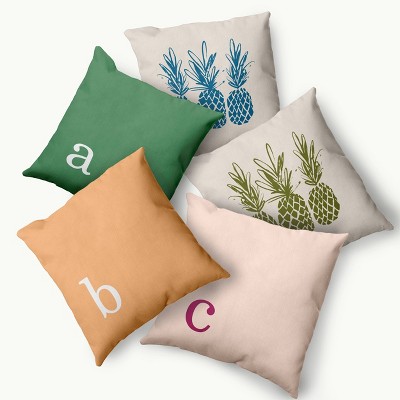 Initial Decorative Pillow - Jabbour Linens