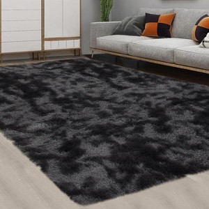 Shaggy Area Rug Modern Indoor Plush Fluffy Rugs Soft and Comfy Velvet Faux Fur Carpet Rugs for Bedroom Living Room Nursery - 1 of 4