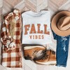 Simply Sage Market Women's Graphic Sweatshirt Fall Vibes Varsity Grunge - 3 of 4